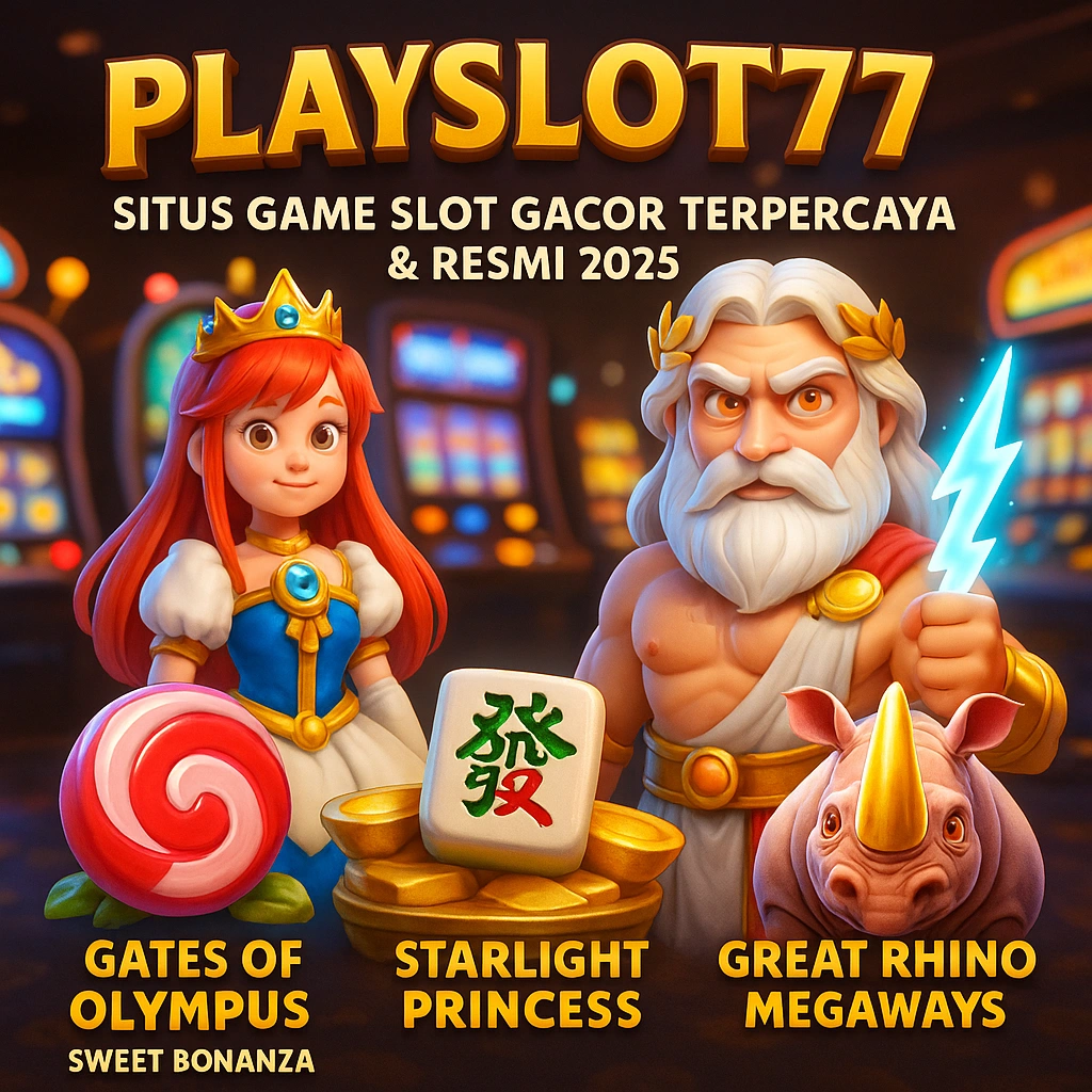 Playslot77 | Situs Game Slot Gacor Terpercaya & Resmi 2025 